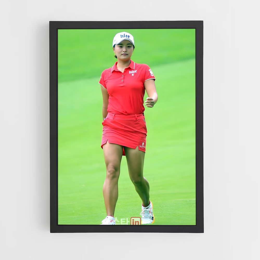 Poster Jin young tee – affiche Golf (vue 2)